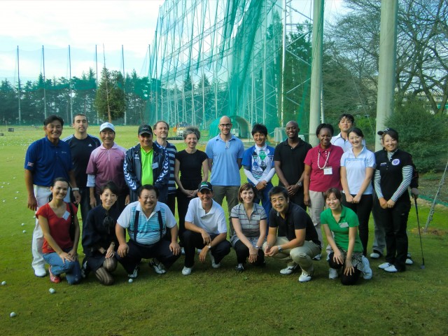 CIMG2460 Members of the Diplomatic Corps and other players who participated in the beginners’ session