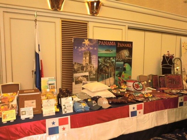 Booth of Handicrafts of the Embassy of Panama