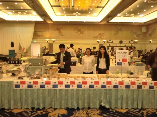 Booth of Panamanian Food