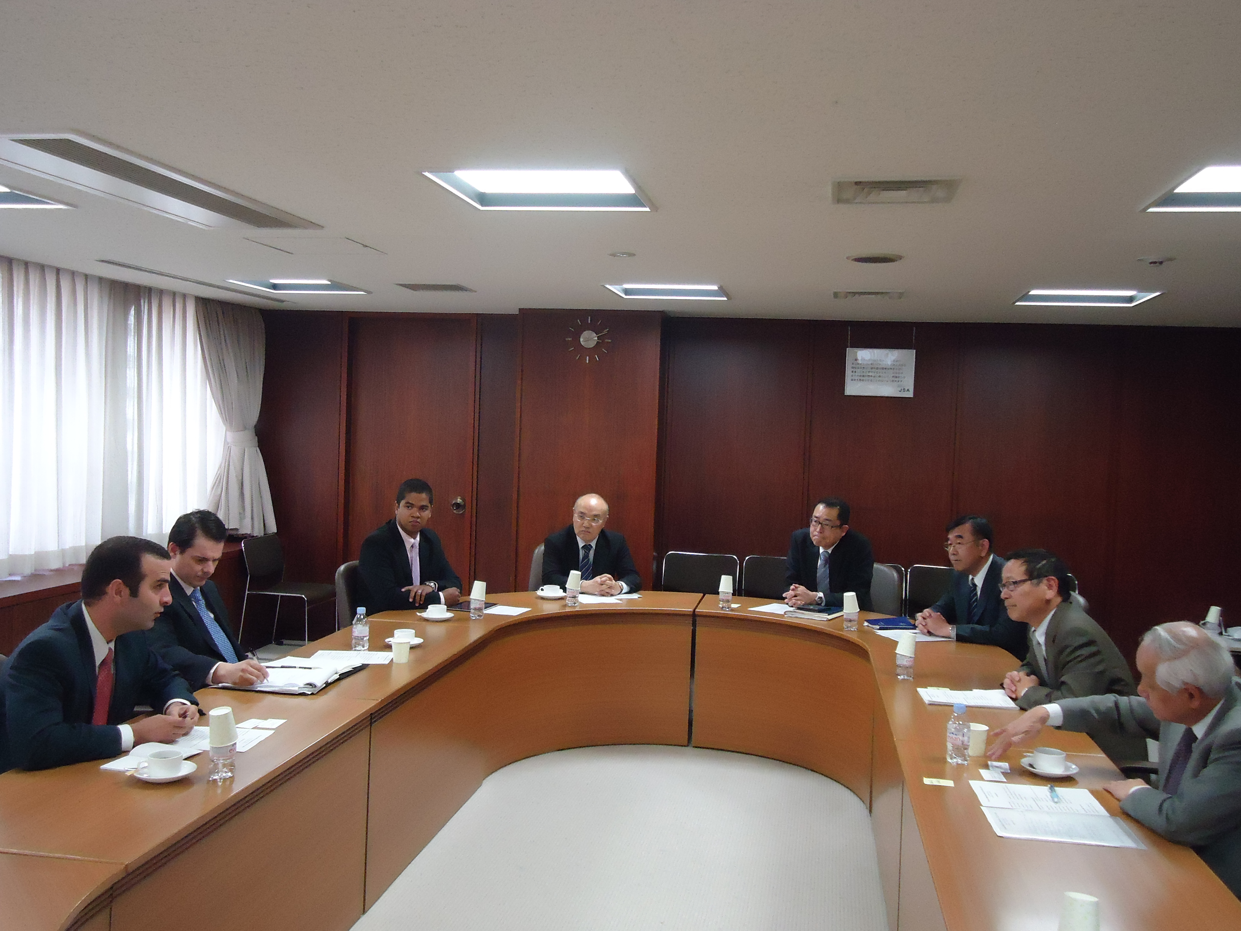 1 During the meeting, with representatives of the Japanese Shipowners’ Association.