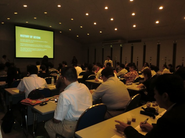 CIMG0176 During the seminar about the Specialty Coffee of Panama.